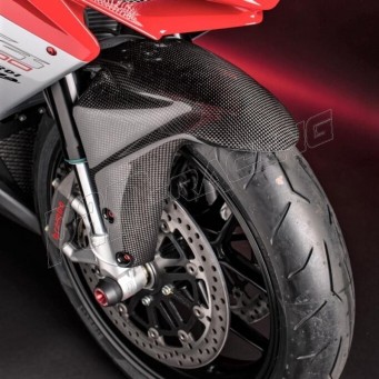 Garde boue avant carbone brillant ou mat LIGHTECH MV AGUSTA