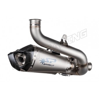 Ligne 3/4 racing titane silencieux Konix Evo Panigale V4/S, Streetfighter V4/S 2025-2026 SPARK