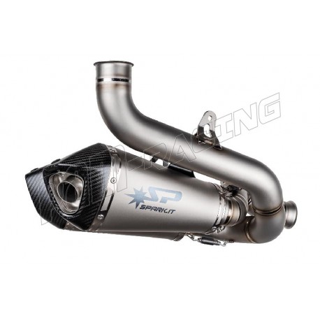 Ligne 3/4 racing titane silencieux Konix Evo Panigale V4/S, Streetfighter V4/S 2025-2026 SPARK