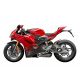 Ligne 3/4 racing titane silencieux Konix Evo Panigale V4/S, Streetfighter V4/S 2025-2026 SPARK