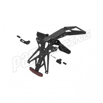 Support de plaque réglable LIGHTECH 698 Hypermotard 2024-2026