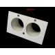 Support pour Optique Double 2*90 mm SRT FAIRINGS