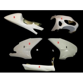 Carénage complet 5 parties route selle origine fibre de verre 250 RS (SP) 1998- SRT FAIRINGS